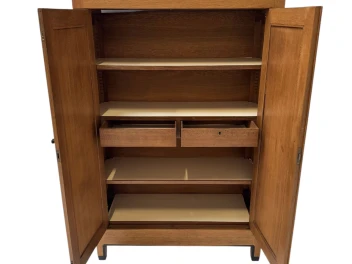 Art Deco Amsterdamse School Armoire by Hildo Krop for Gebroeders Monsieur